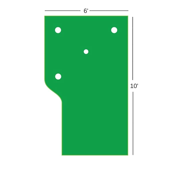Big Moss Country Club 610 V2 Putting Green & Chipping Mat