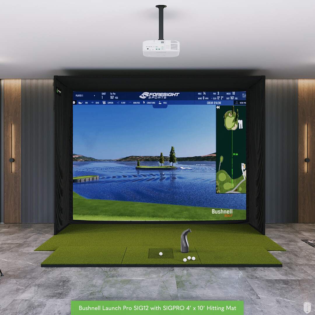 Bushnell Launch Pro SIG12 Golf Simulator Package - Image 3