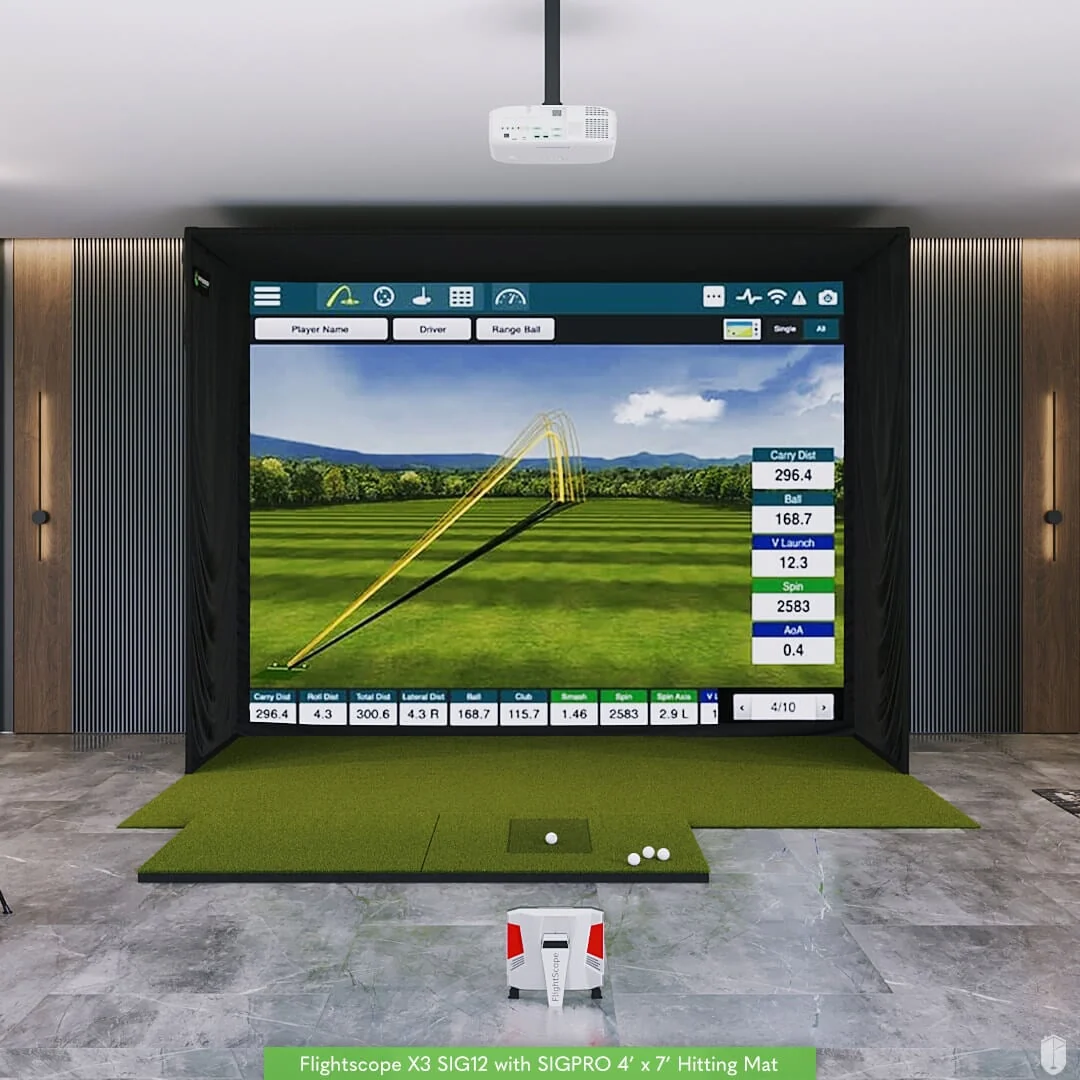 FlightScope X3C SIG12 Golf Simulator Package - Image 3
