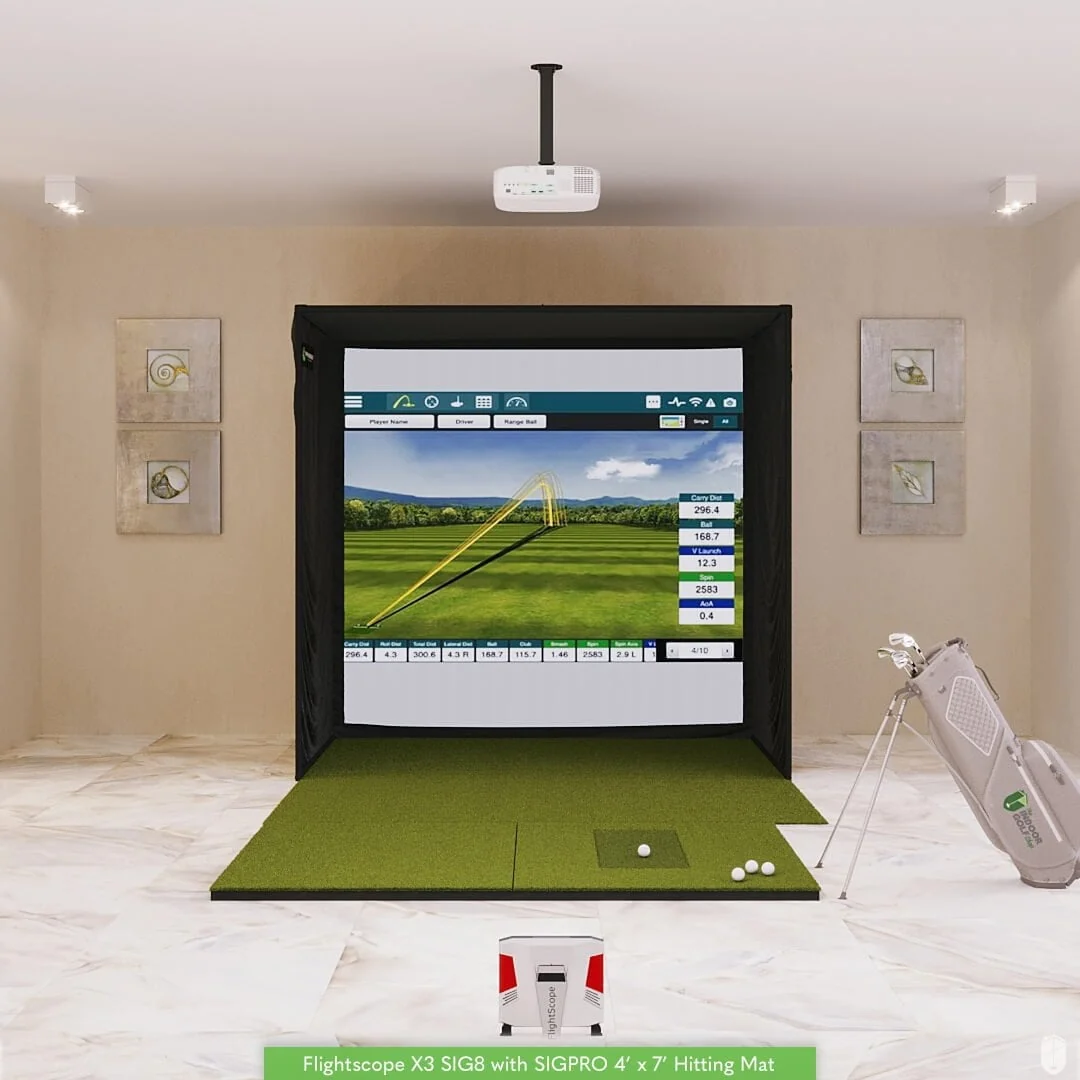 FlightScope X3C SIG8 Golf Simulator Package - Image 3
