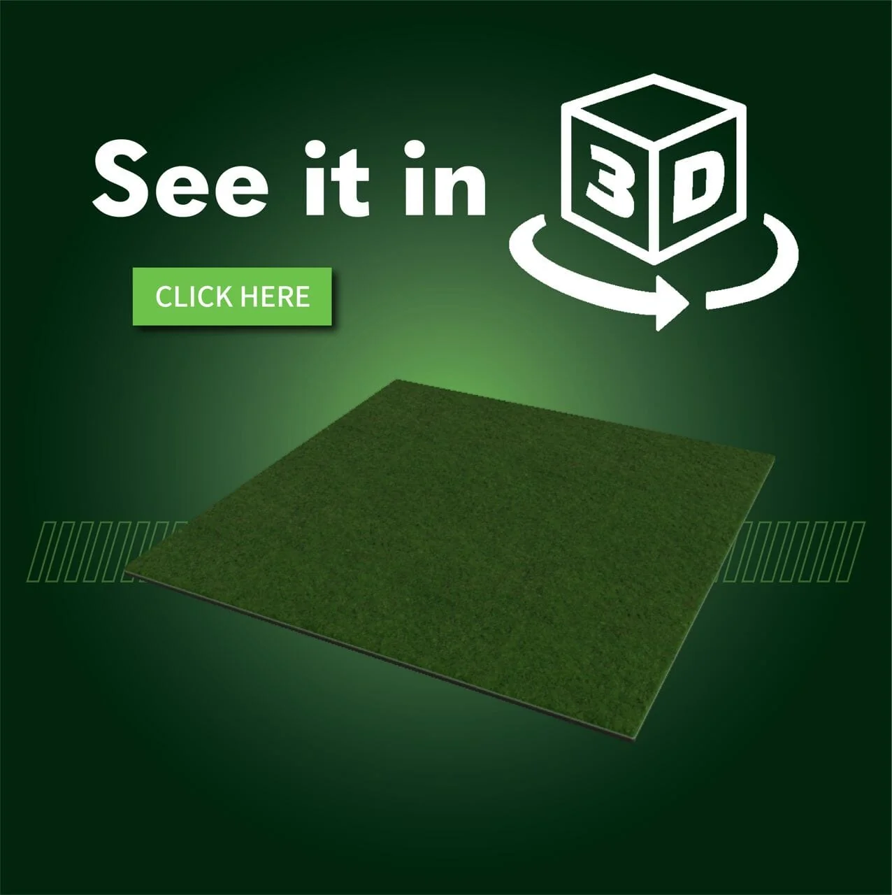SIGPRO 3D 5'x5' Golf Mat - Image 2