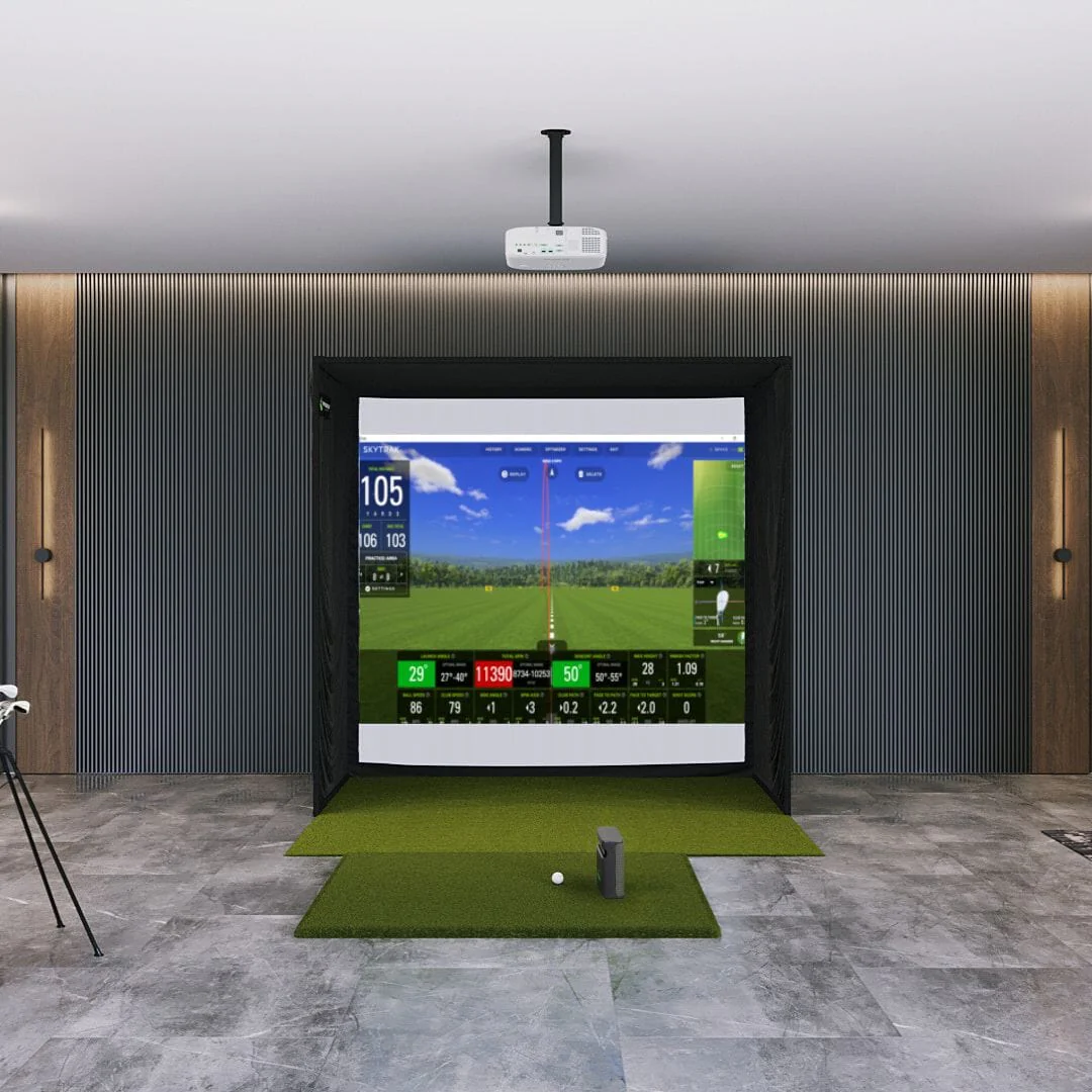 SkyTrak ST MAX SIG8 Golf Simulator Package