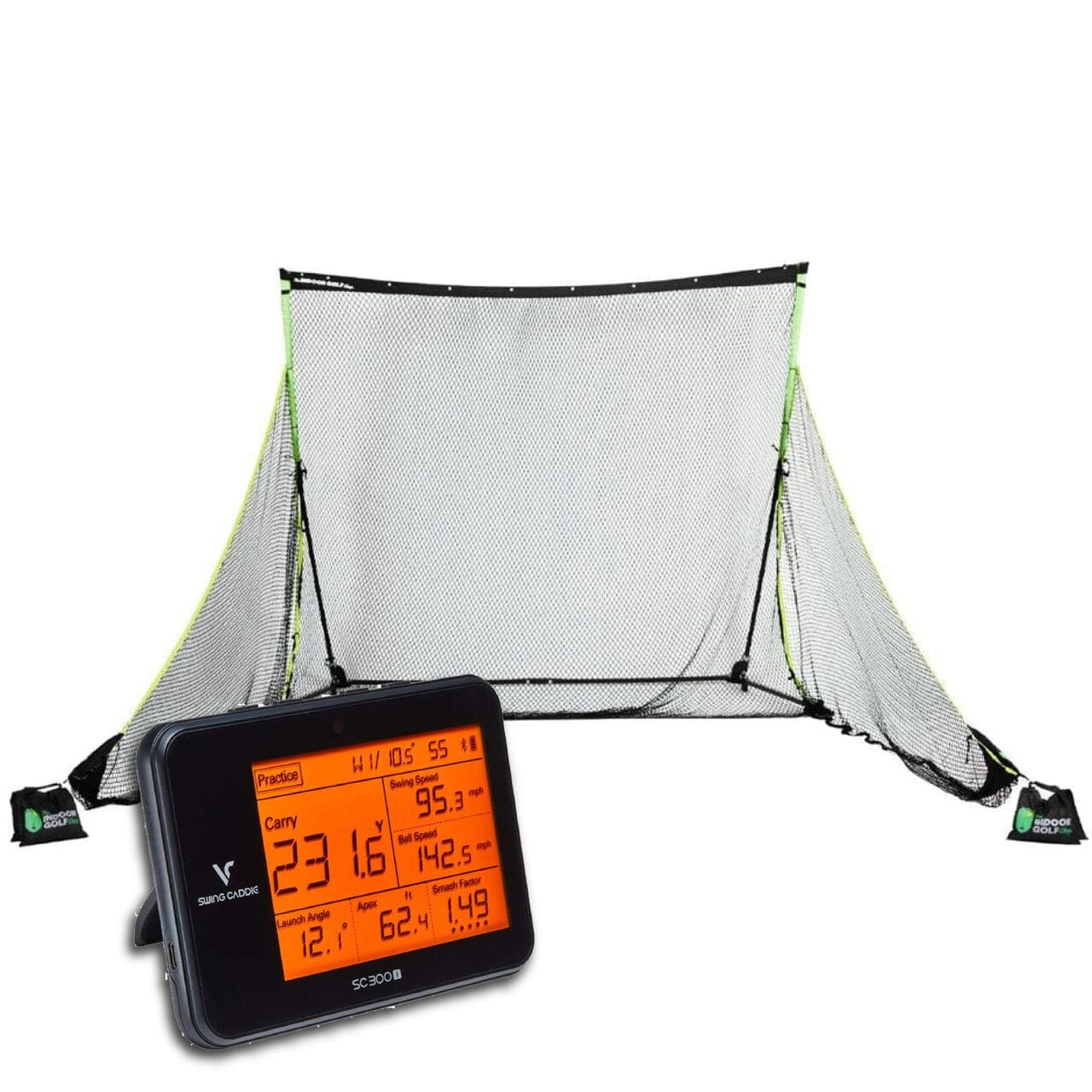 Swing Caddie SC300i Golf Net Practice Bundle
