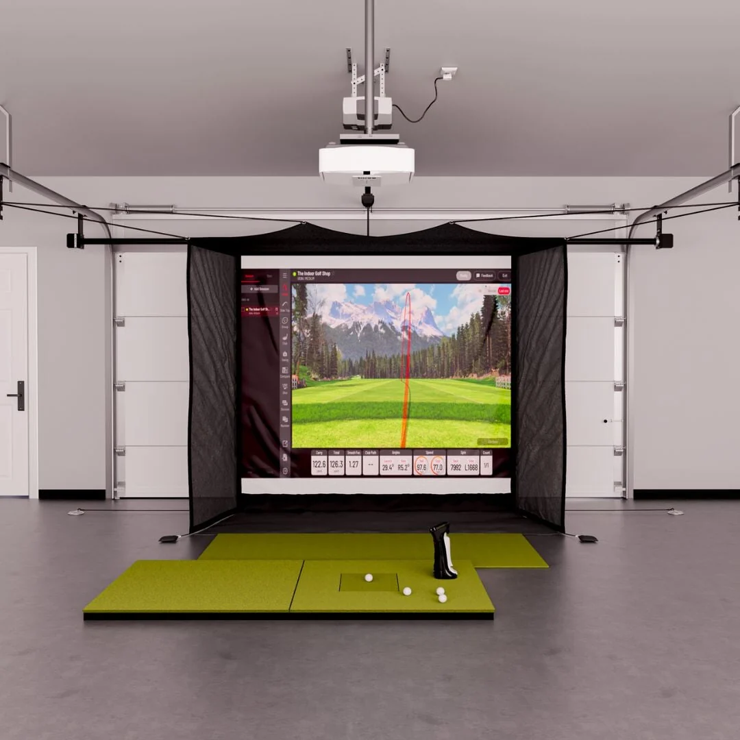 Uneekor EYE MINI Garage Golf Simulator Package - Image 9