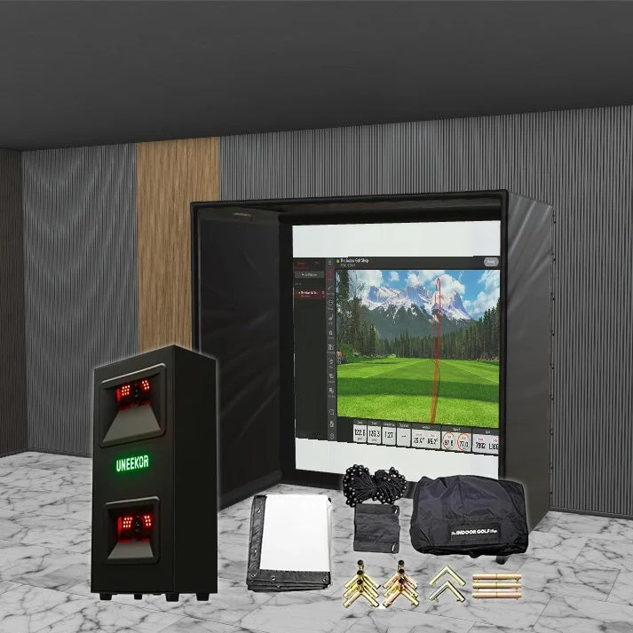 Uneekor EYE Mini LITE SIG DIY Golf Simulator Studio Package - Image 10