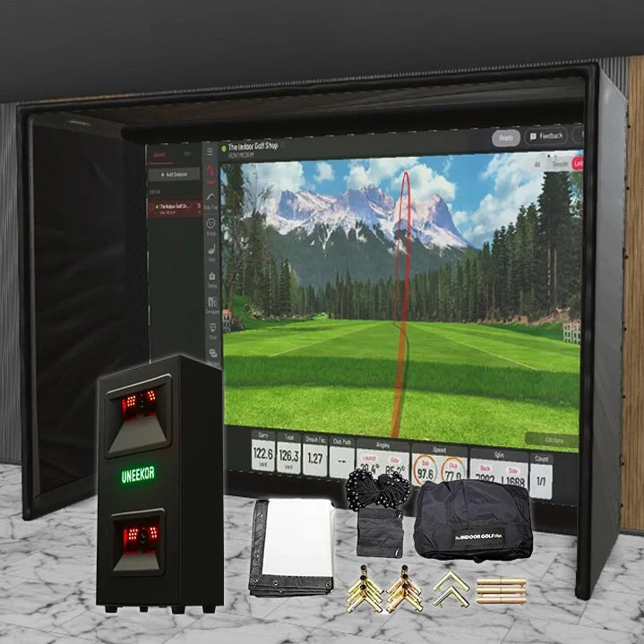 Uneekor EYE Mini LITE SIG DIY Golf Simulator Studio Package - Image 3
