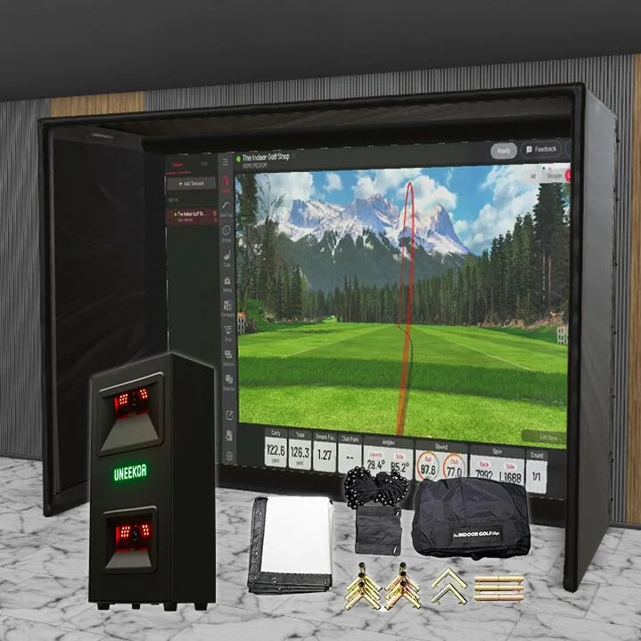 Uneekor EYE Mini LITE SIG DIY Golf Simulator Studio Package - Image 5